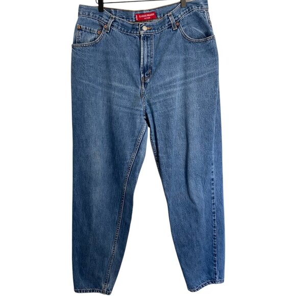 Levi's 550 Jeans Size 18  39x30 Classic Relaxed Fit Tapered Leg Baggy - Picture 2 of 6